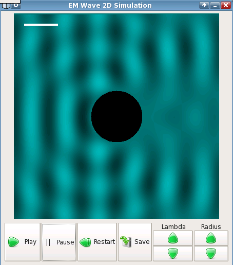 Immagine di esempio di EM Wave 2D
