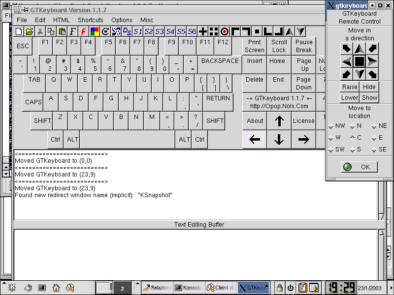 Immagine di esempio di GTK-KeyBoard